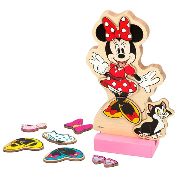 Disney Minnie klänningar trämagnetset