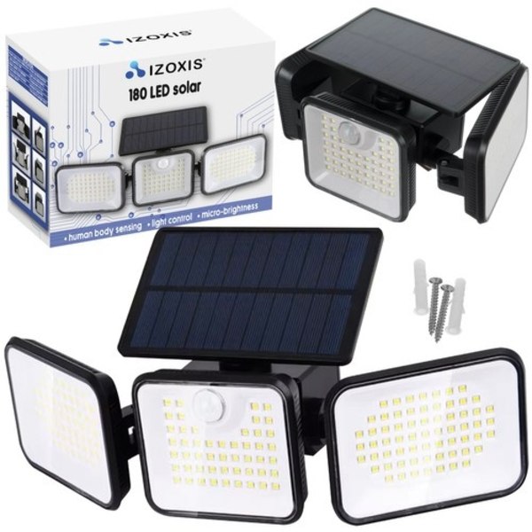Solcellelampe 180 LED Izoxis 24889