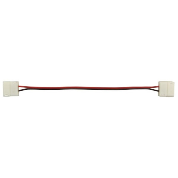 Kabel Med Push Connectors Til Fleksibel Led Strip - 8 Mm Mono Farve