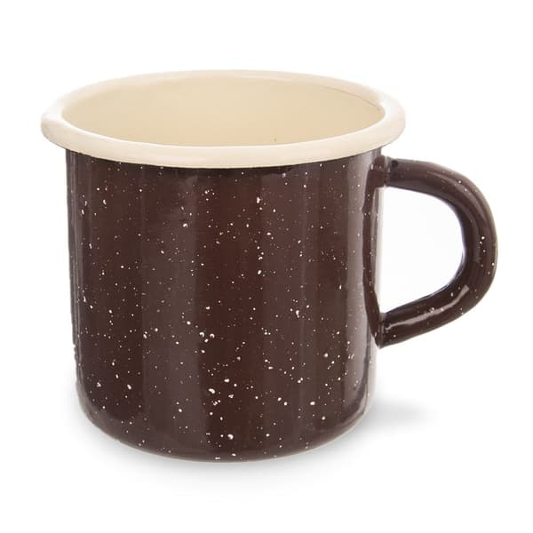 Emaljerad Stålmugg 8 cm - Perfekt för Drycker & Dekor