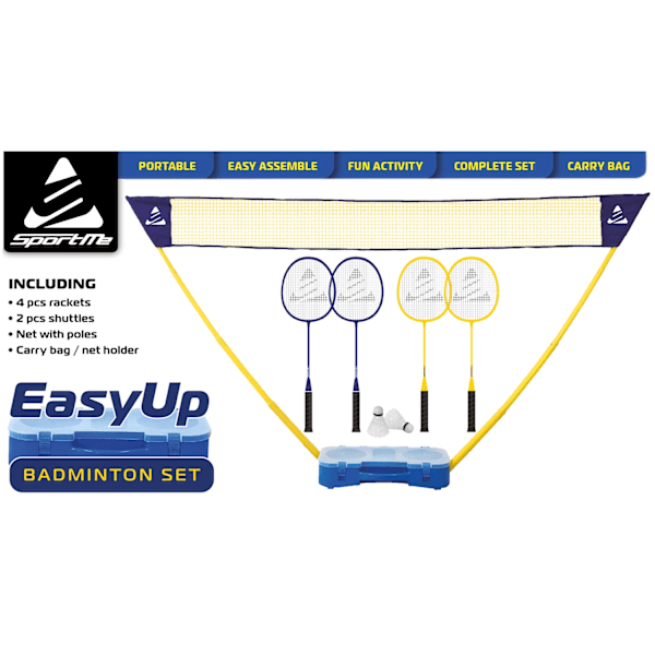 Badmintonset Easy Up