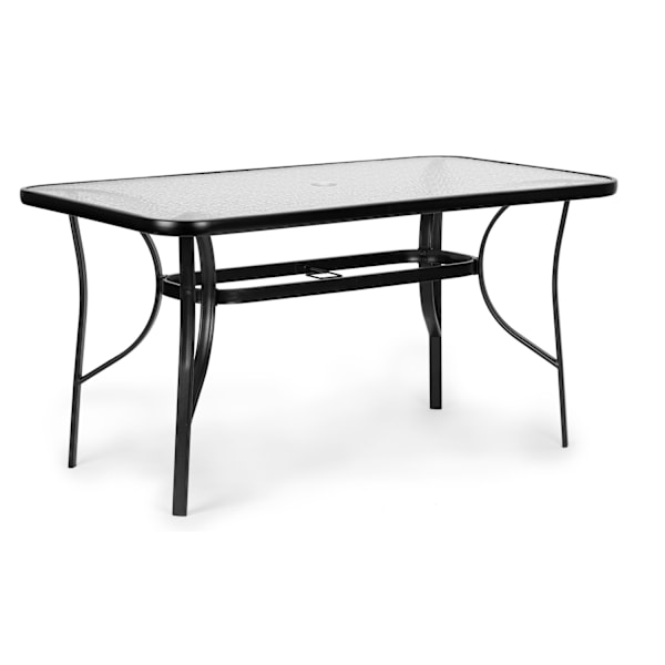 Glashavebord Wave 140x80cm terrasse altanbord MultiGarden