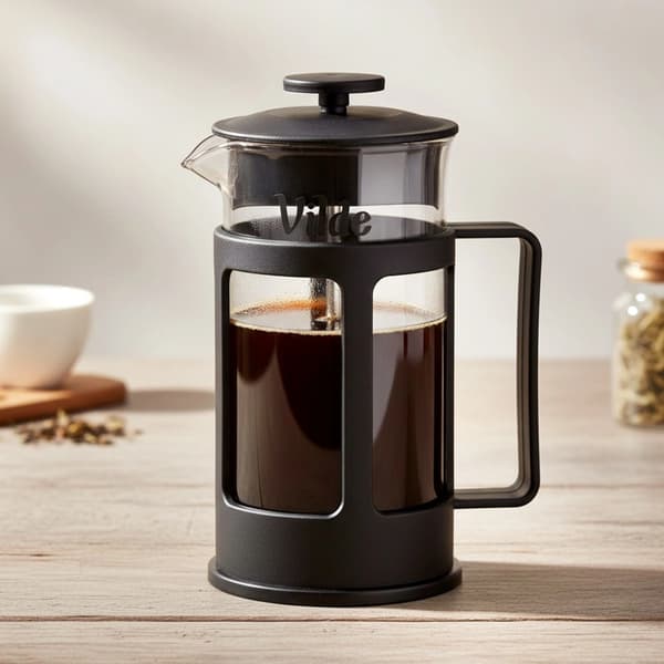 French Press kaffemaskine, glas, 350 ml