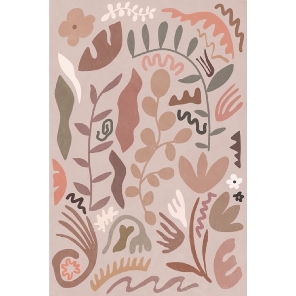 Blush Flora Colors And Shapes Iii - 50x70 cm