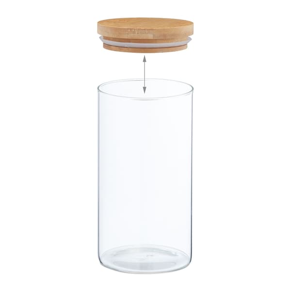 3 kpl. Säilytyspurkit 1000 ml