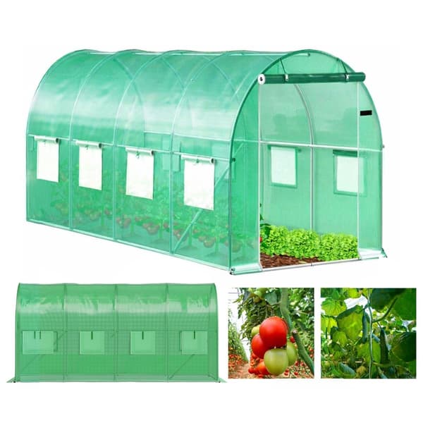 Have polytunnel drivhus 18m² med UV-afdækning