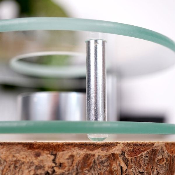 Tevärmare i glas för tealight-ljus – perfekt för tekannor