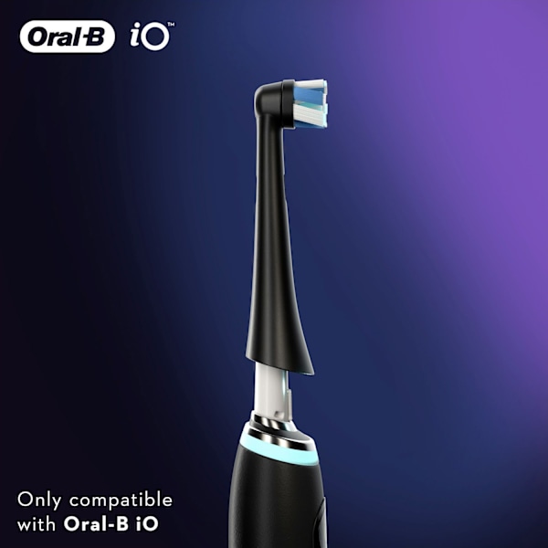 Børstehoved iO Ultimate Clean Black 4 stk