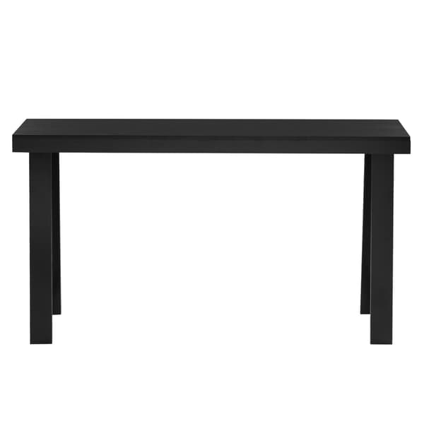 Konsolbord 140 cm, Smalt Sort Sofabord Med Hylde