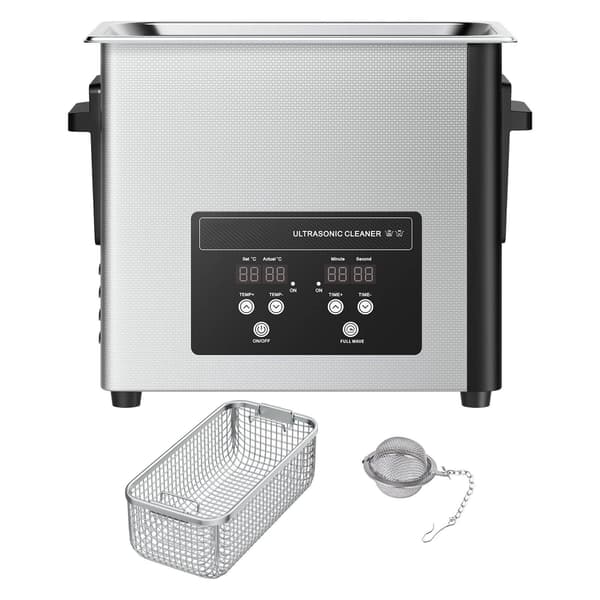 Ultralydsrenser 6L, 40kHz, digital timer, kurv