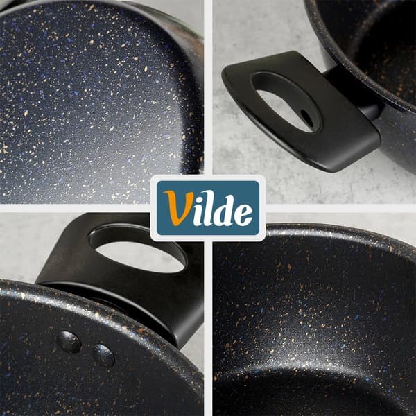 Granit Non-stick gryta, 20 cm, 2 l, diskmaskinssäker