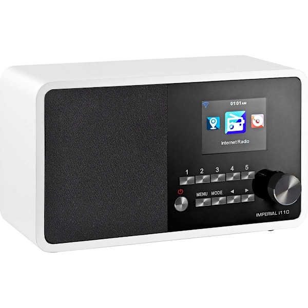 i110 WLAN Internetradio med mediaspelarfunktion Vit
