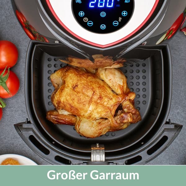 Airfryer 9-i-1, Sort, 1850W, Inkluderer opskriftsbog