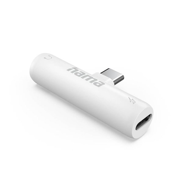 HAMA Adapter Audio USB-C Valkoinen