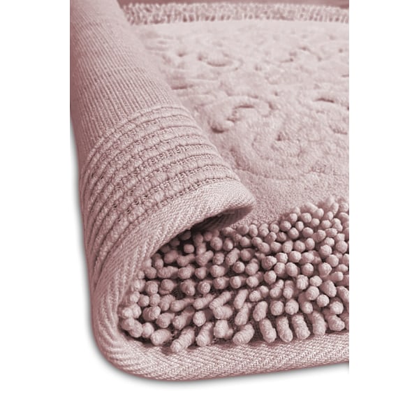 Badmatsset (2 delar) Piante Oval - Rosa