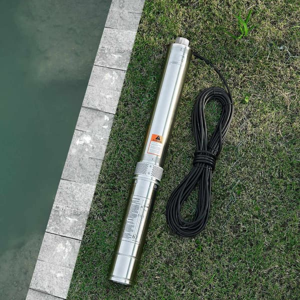 Dykpumpe til dyb brønd, 1100 W, 85 m løftehøjde