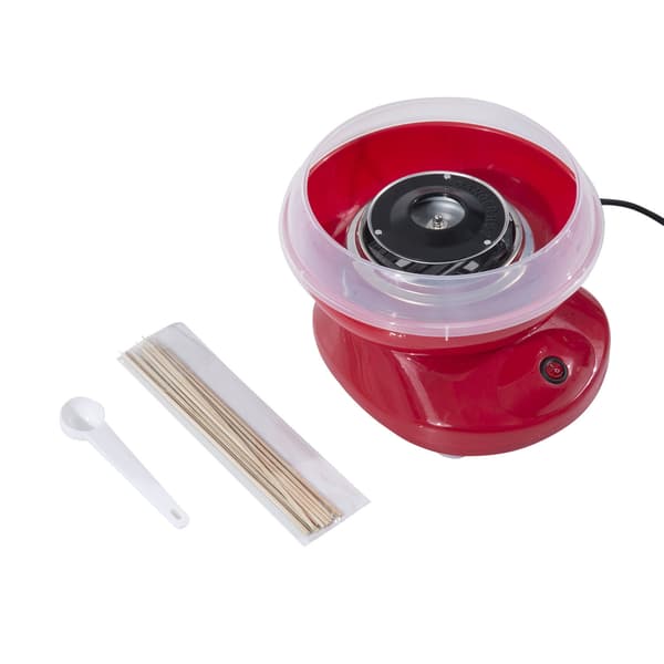 Sockervaddsmaskin Candy Floss Machine Candy Floss Machine (Modell 1/Röd)