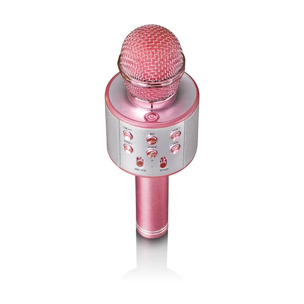 Karaokemikrofoni Bluetoothilla, USB:llä ja Micro SD -soittimella