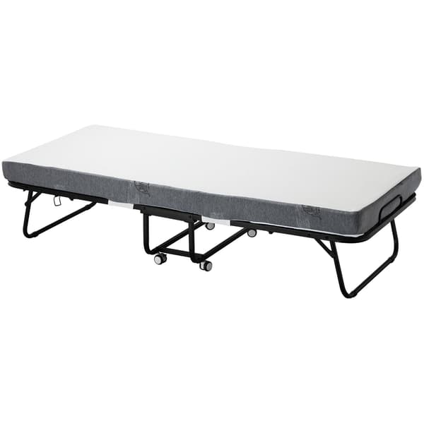 Sammenklappelig seng, enkeltseng, memoryskum, 136 kg