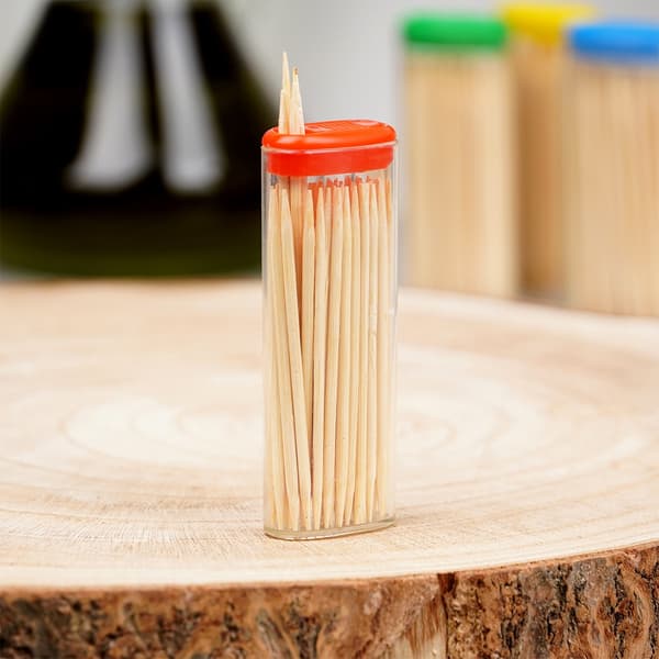 Bambu tandpetare 6,5 cm 60 st.