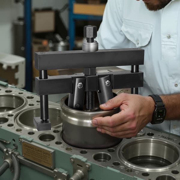 Universell våt cylinderfoderavdragare, 98–159 mm diameter