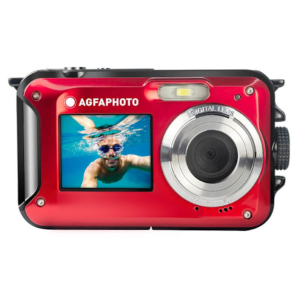 AGFA Digitalkamera WP8000 CMOS WP 24MP Rød Full HD