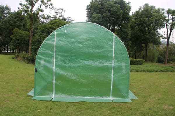 Havedrivhus i polytunnel, 10 m², metalramme, UV-dækning
