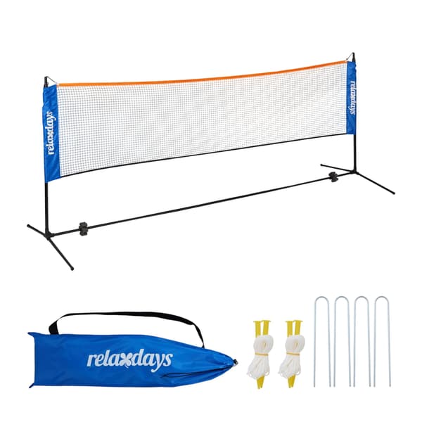 Badmintonnet med justerbar højde