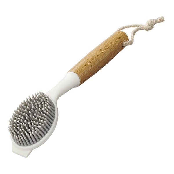 Diskborste silikon 24,5 cm Ø7 cm x 5 cm bambu