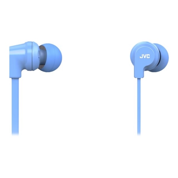 JVC HA-FX21BT - Hörlurar med mikrofon - inuti örat - Bluetooth - trådlös - blå