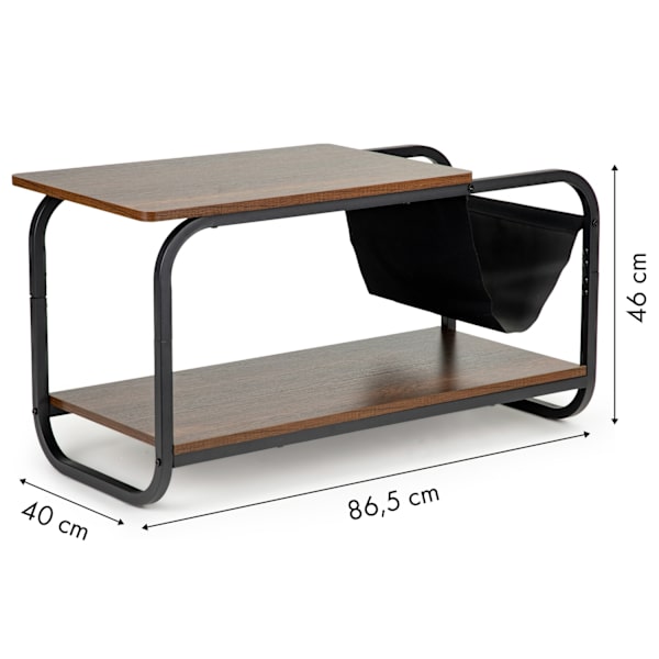Modernt loft soffbord, 2 plan ModernHome