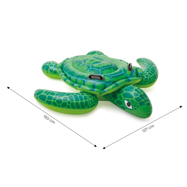 Oppustelig børneskildpaddemadras til svømning INTEX 57524
