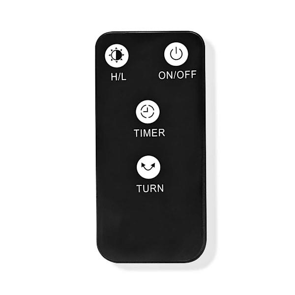 SmartLife Patio lämmitin | Wi-Fi | 1200 W | 2 Lämpöasetusta | Oskillaatio | Kaatumissuoja | IP24 | Musta