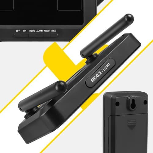 Trådlös väderstation med LCD-skärm och sensor