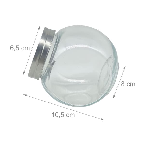 Makeat purkit, 6 kpl, 480 ml lasipurkit
