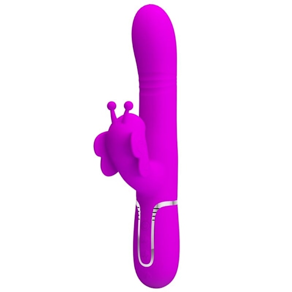 Pretty Love - Multifunktion Rabbit Vibrator 4 I 1 Butterfly Fuchsia