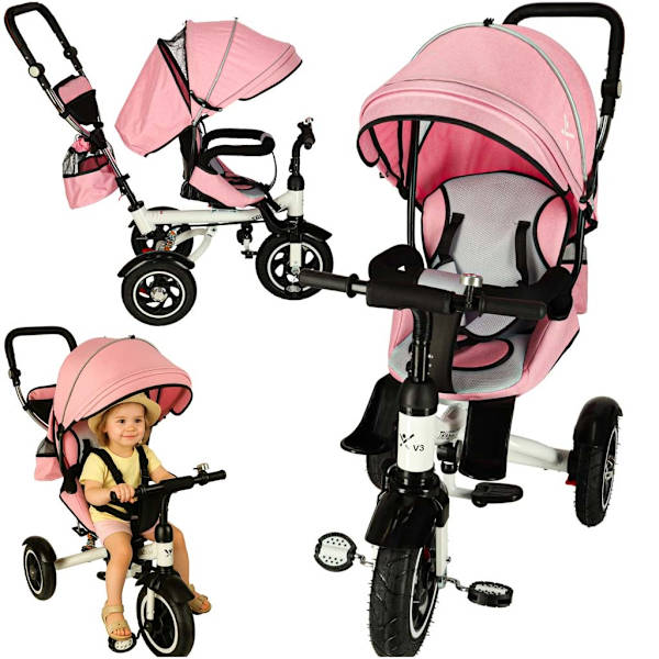 Trike Fix V3 trehjuling rosa