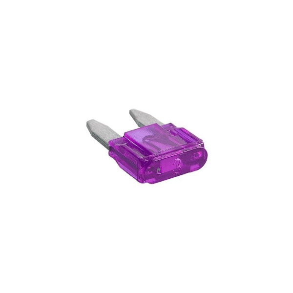 Teräsulakkeet mini 3A violetti 6 kpl läpipainopakkauksessa