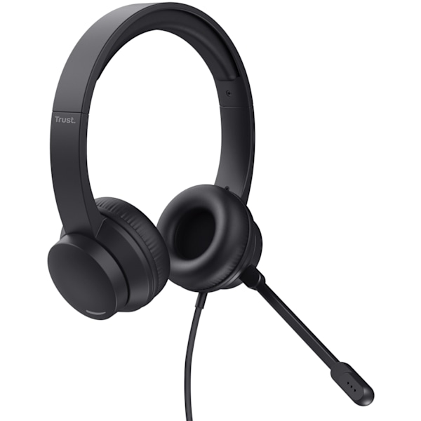Ayda PC headset USB Sort