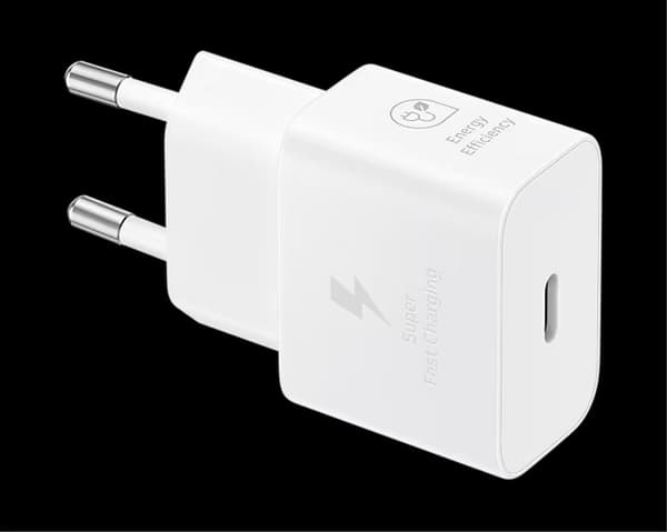 Samsung snabbladdare, USB-C, 25W - Vit