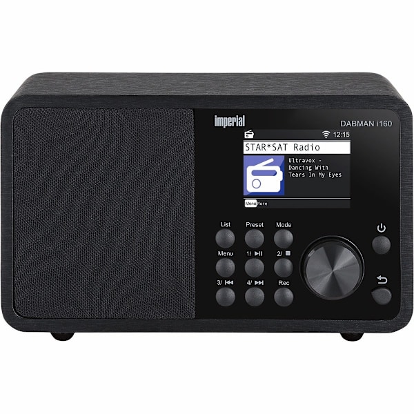 DABMAN i160 DAB+ ja Internet-radio musta