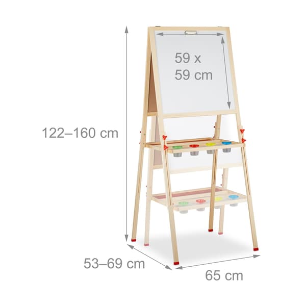 Tegne staffeli til børn med whiteboard