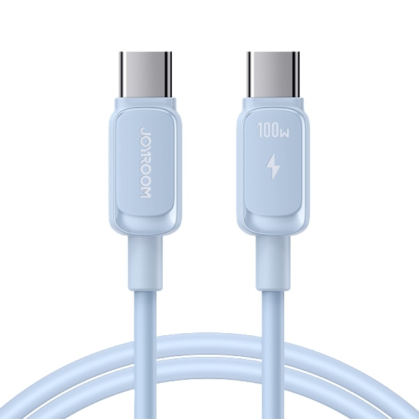 USB-C - USB-C kabel 100W 1,2m blå