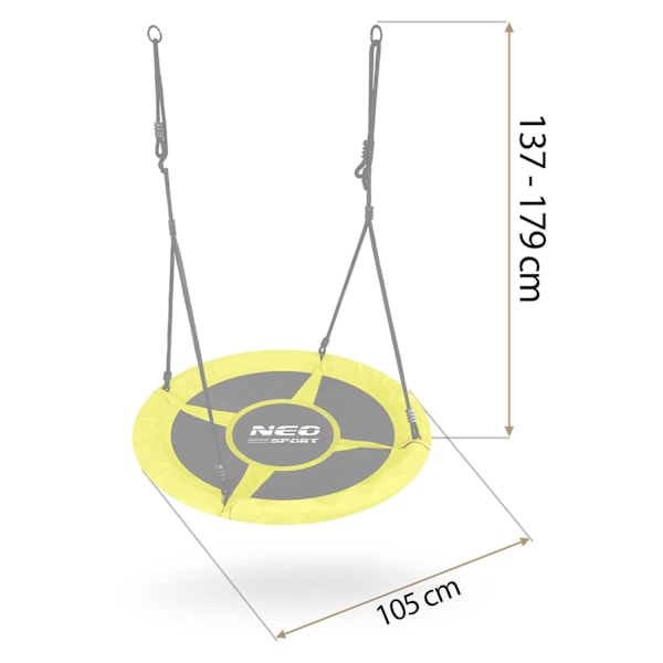 Keinuhaikarapesä Neo-Sport Swingo 100 cm