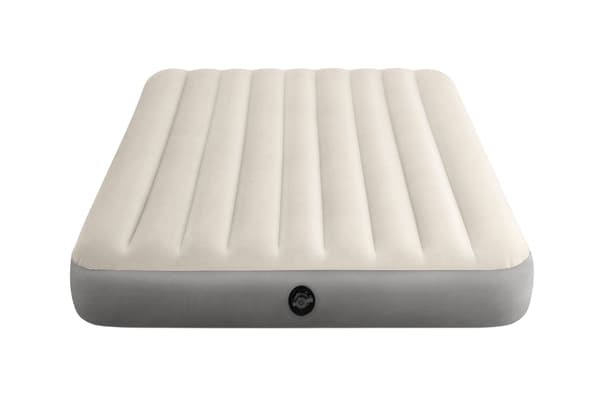 Velour Luftmadrass, 203x152 cm, Queen Size