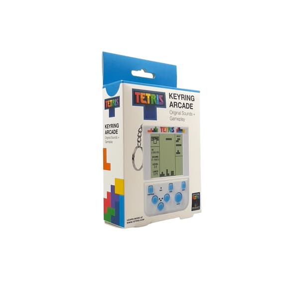 Tetris Arcade Nøglering med Originale Baner og Lyde