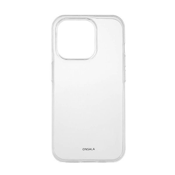 ONSALA Back Recycled Clear Case TPU iPhone 15 Pro Clear