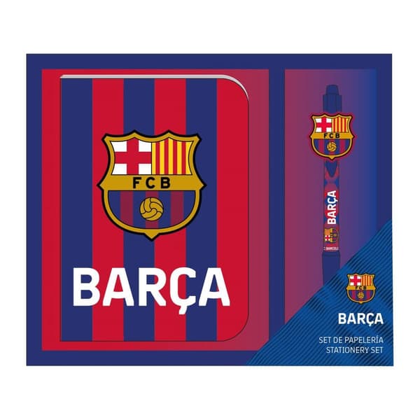 FC Barcelonan päiväkirja + kynä