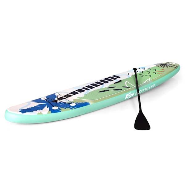 Stand Up Surfboard Uppblåsbar Surfboard Paddle Board 320 x 76 x 15 cm Grön