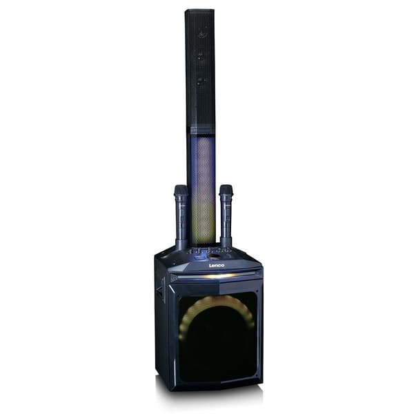 Festhøjttaler med Bluetooth, 120W RMS, LED-lys